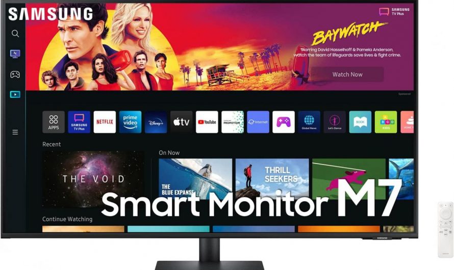 Samsung M7 Smart Monitor S43BM700UP: Ein Intelligenter Alleskönner für Unterhaltung und Arbeit