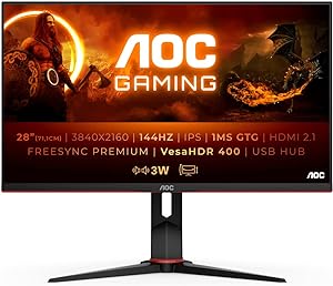 Optimize Your Gaming Experience with AOC Gaming U28G2XU2 Monitor